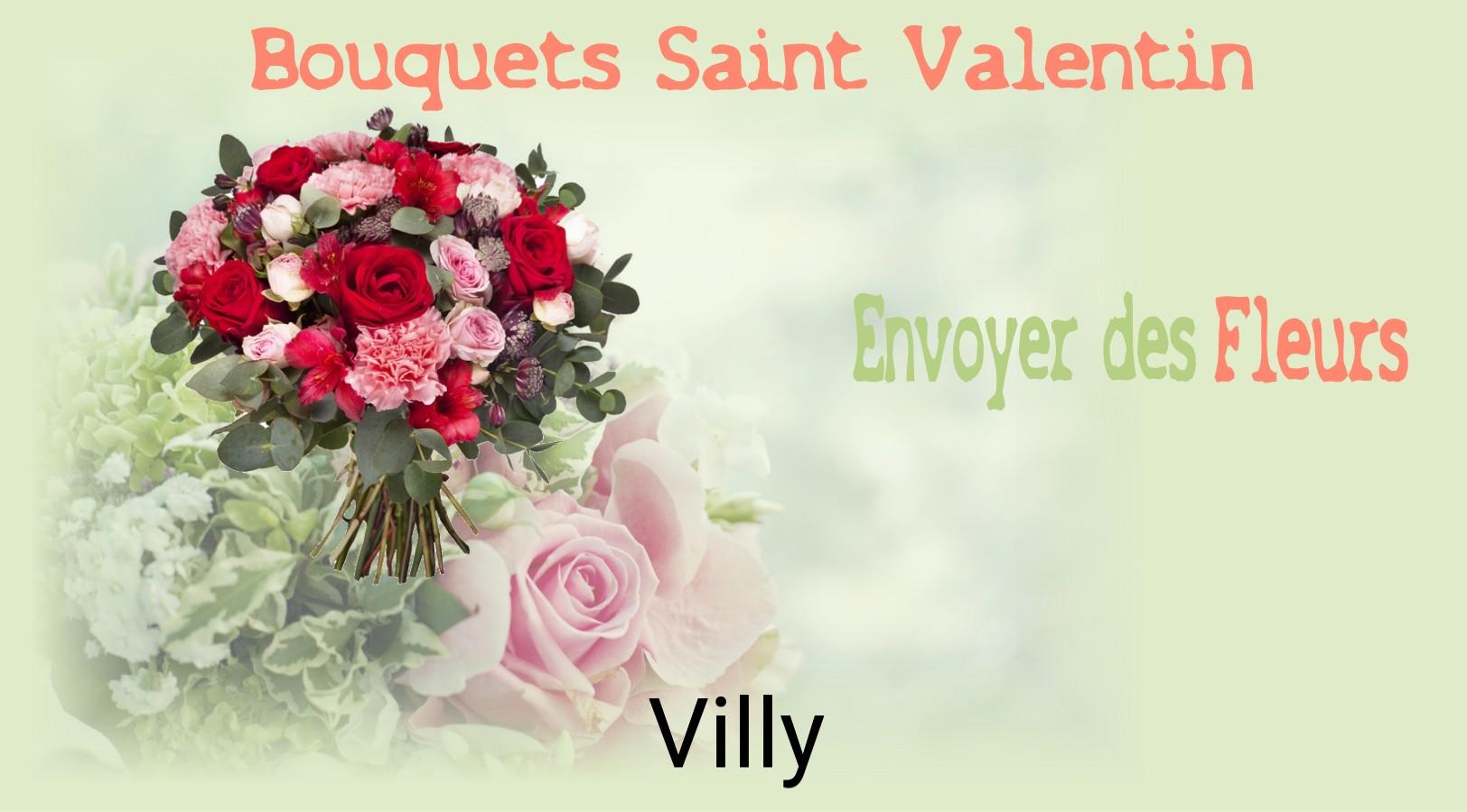Roses de Saint-Valentin livrées à Villy